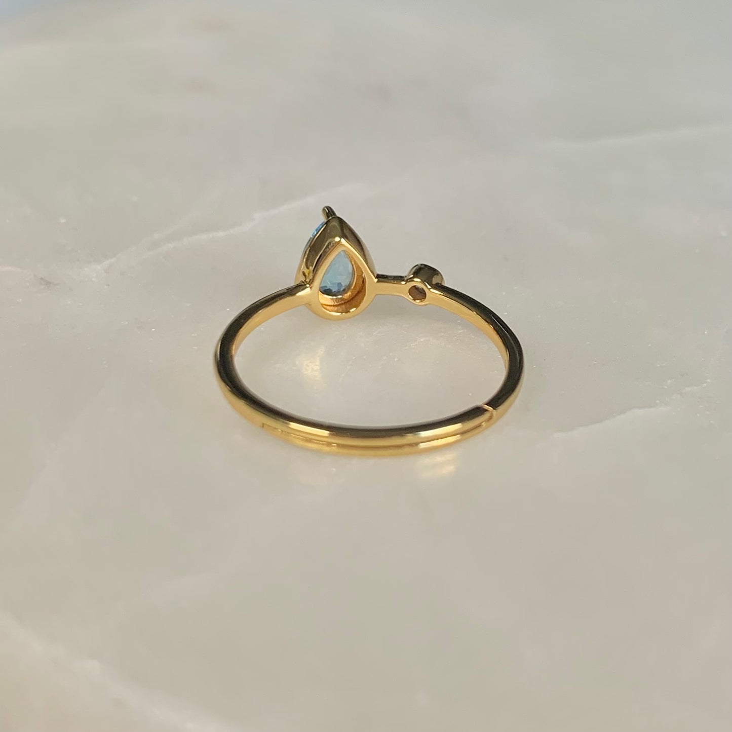 Jasmine Swiss Blue Topaz Ring