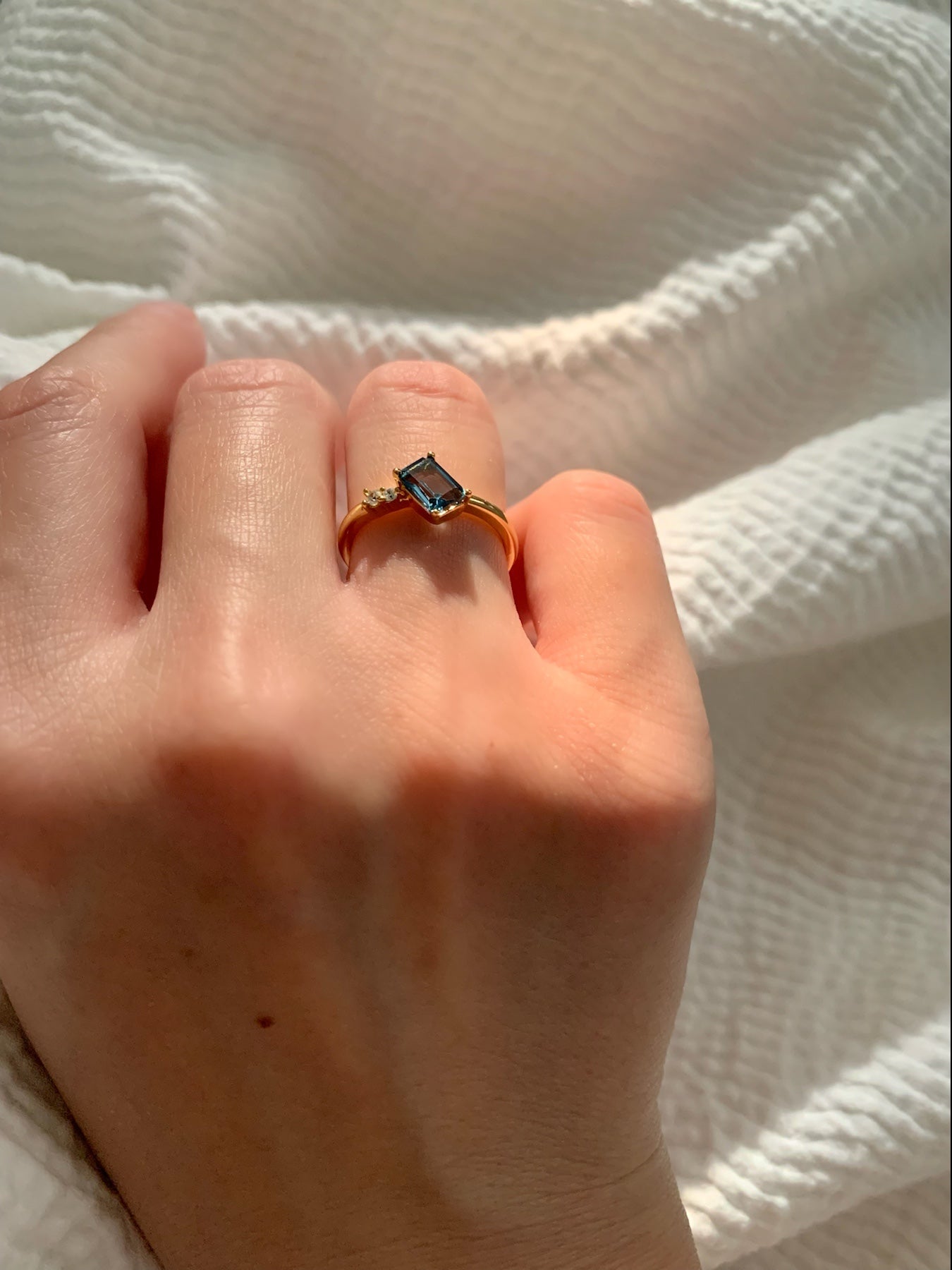 London Blue Topaz Ring