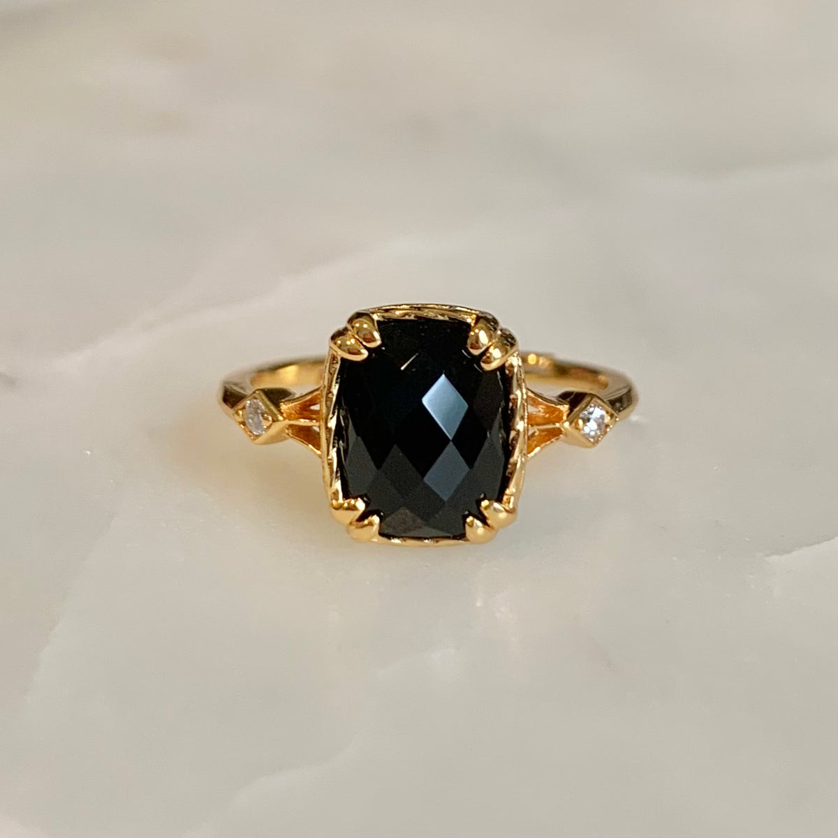 Black online jewel ring