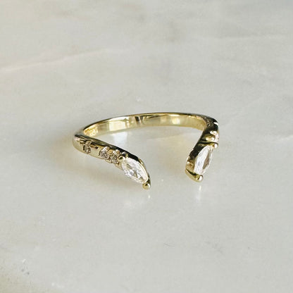 Mia Ring | 14K Yellow Gold Vermeil