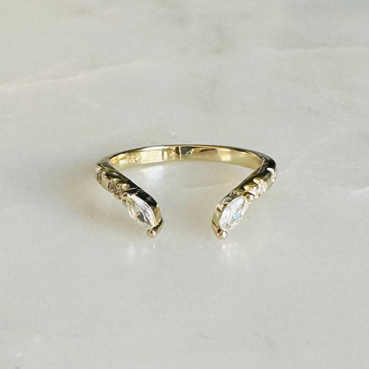 Mia Ring | 14K Yellow Gold Vermeil