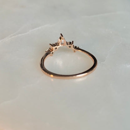 Nura Stacking Ring | Rose Gold Plated