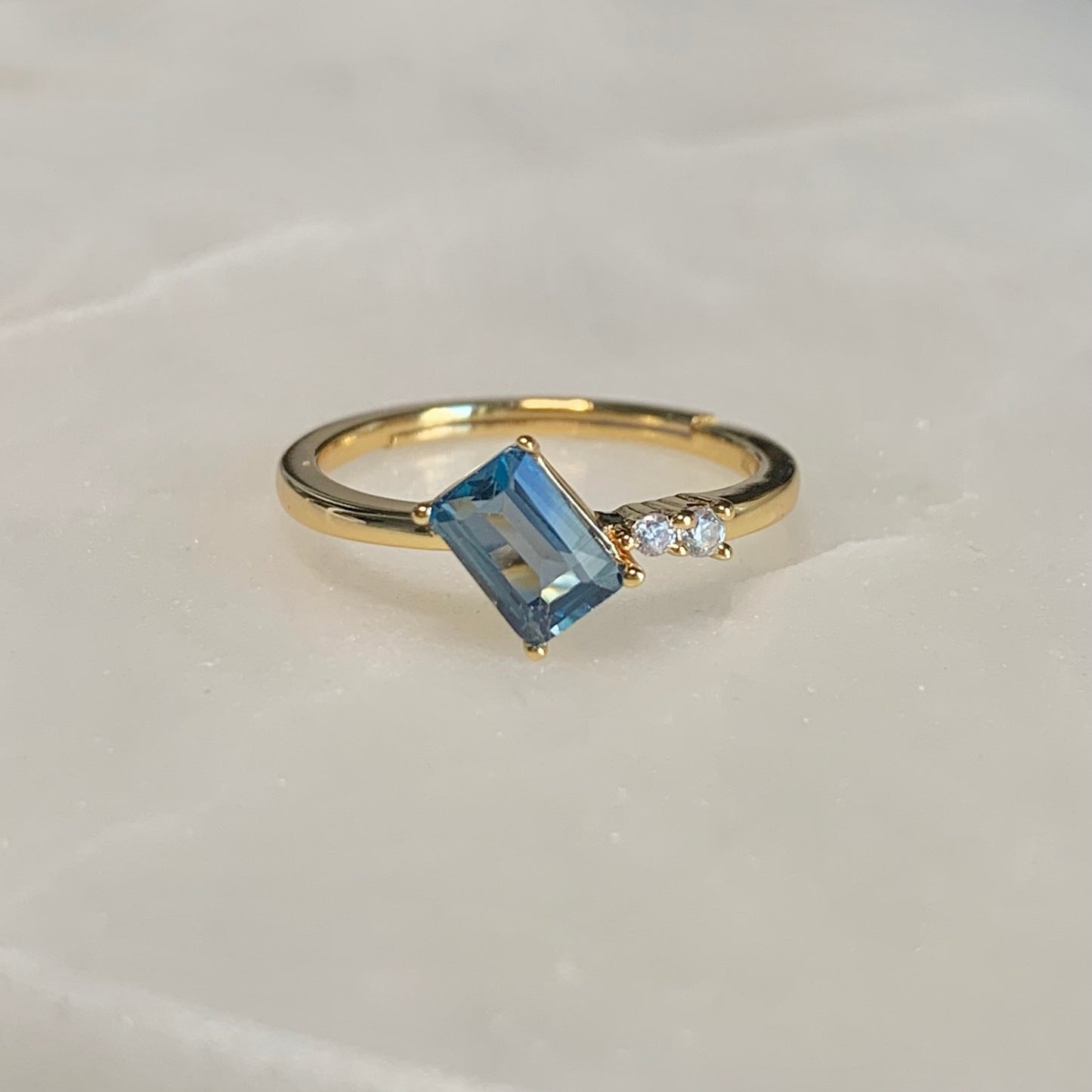 London Blue Topaz Ring