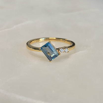London Blue Topaz Ring