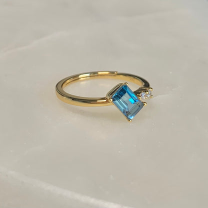 London Blue Topaz Ring