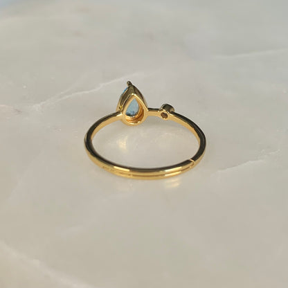 Jasmine Swiss Blue Topaz Ring