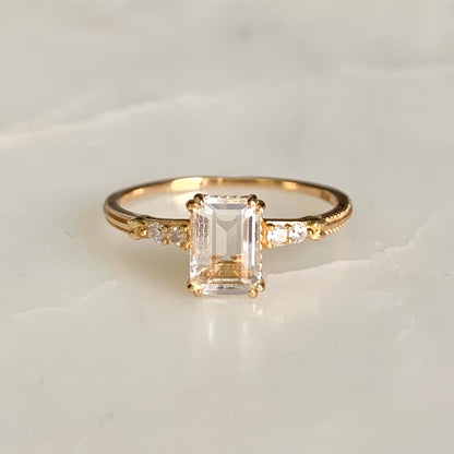 Catherine Clear Quartz Ring