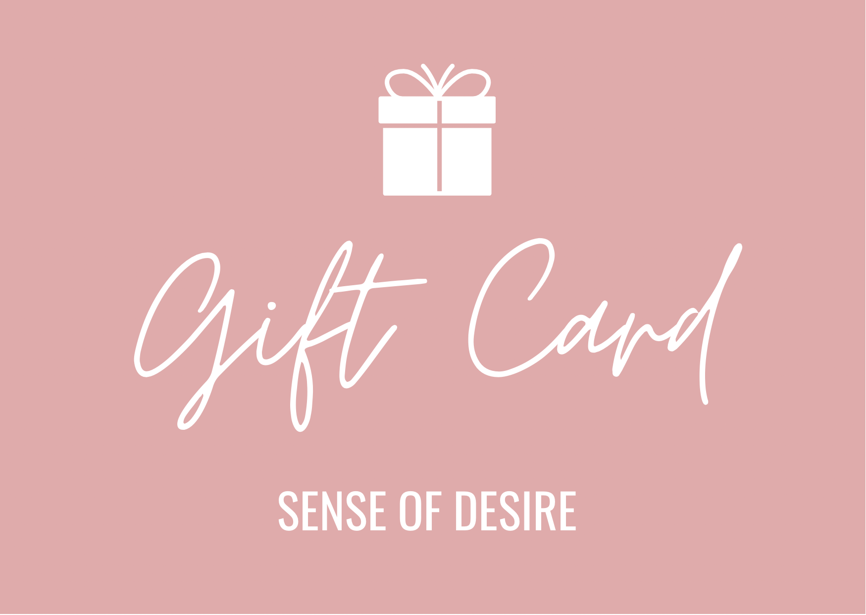 SENSE OF DESIRE GIFT CARD, Online Gemstone Jewellery