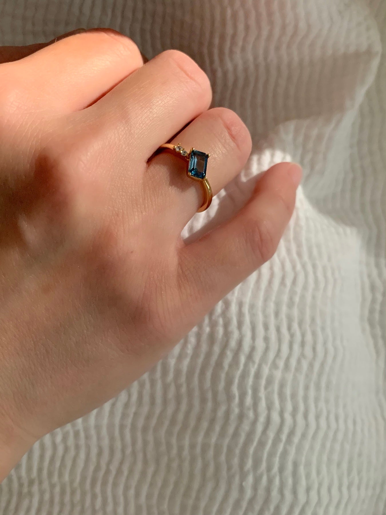 London Blue Topaz Ring